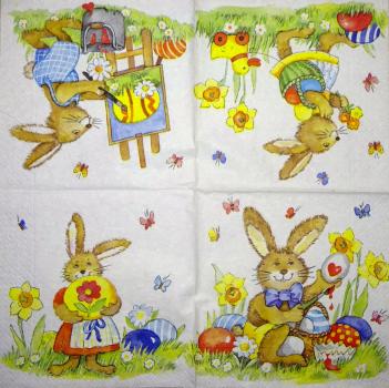 999.014 Hasen: unnatürlich - 3-lagig -  Paper Design